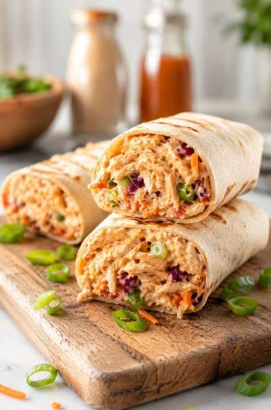 Romige kipwrap