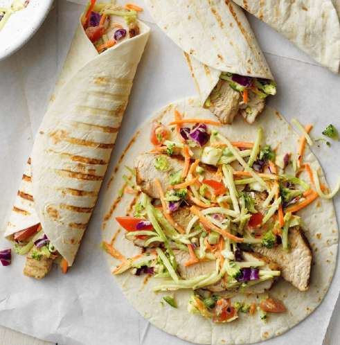 Jamaicaanse kalkoenwrap