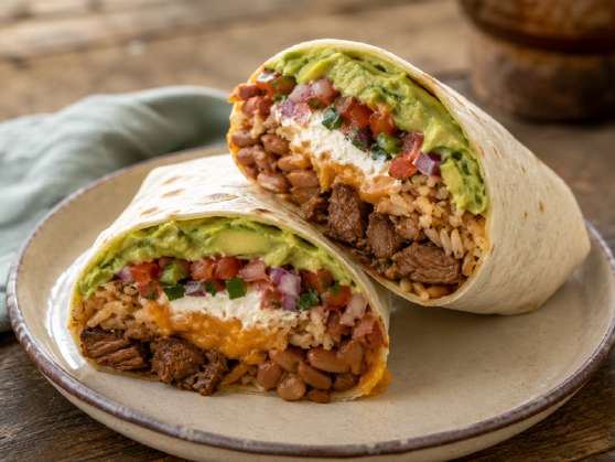 Caribisch-Mexicaanse burrito