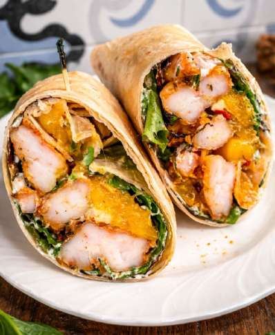 Cajungarnalenwrap met mango
