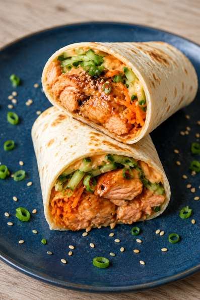 Teriyaki-zalmwrap